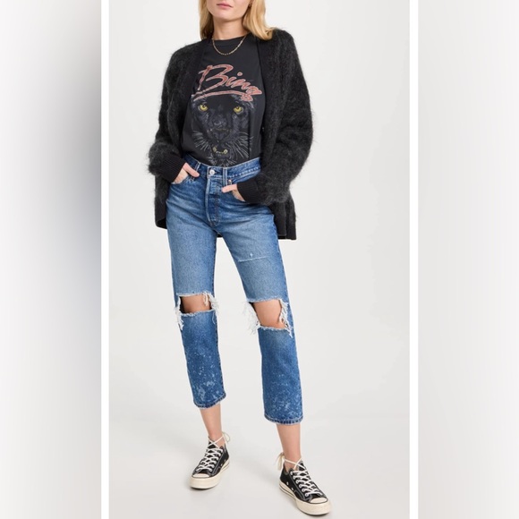 Levi’s premium 501 cropped jeans. NWT 23X26 - Picture 6 of 6